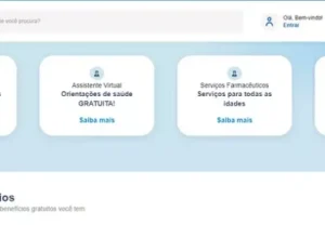 Assistente virtual fica alocada dentro do portal Pague Menos
