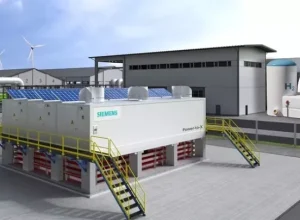 A Siemens oferece soluções integradas de hardware e software para plantas de hidrogênio verde. Foto: Divulgação Siemens