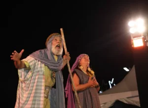 Grupo Lanteri apresenta o “Auto de Natal” no Parque das Águas. (Foto: PMP)