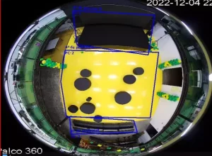 Simulação de como as câmeras capturam as imagens para transformá-las em dados (Imagem: Divulgação LATAM)