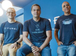 Luiz Bonini (CGO), Diego Lira (CEO) e Marcio Pedrozo (CTO)