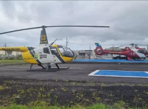 helicopteros na praia