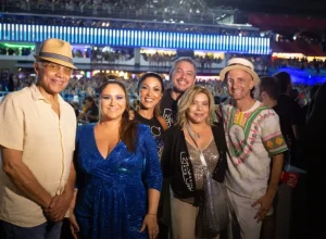 Paulinho da Viola, Maria Rita, Cecília Rabello, Lila Rabello e Marco Antônio Barizon - foto Gabriel Silva